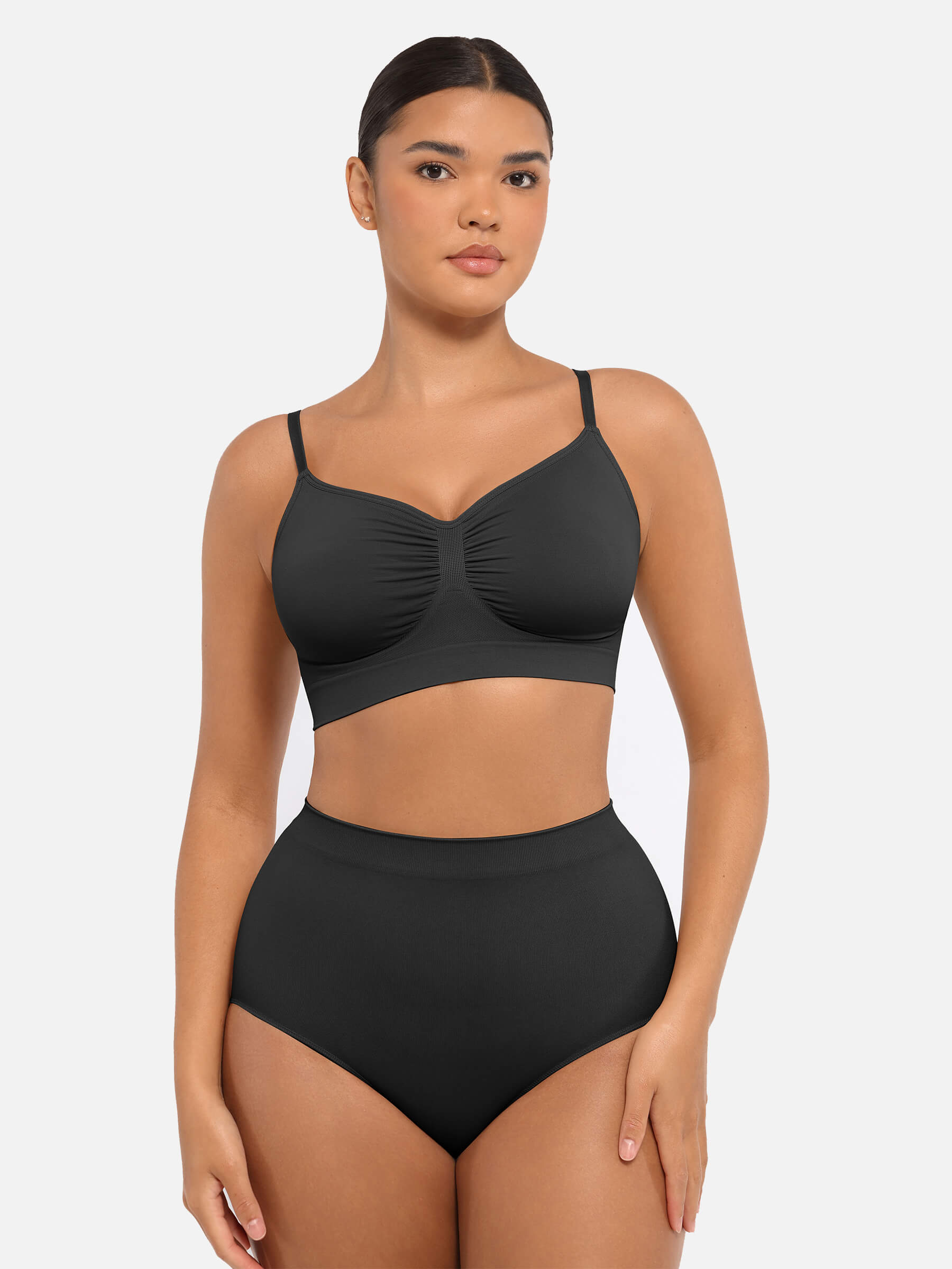 Feelingirl 3-Pack Seamless Smooth Wireless Bra Bundle