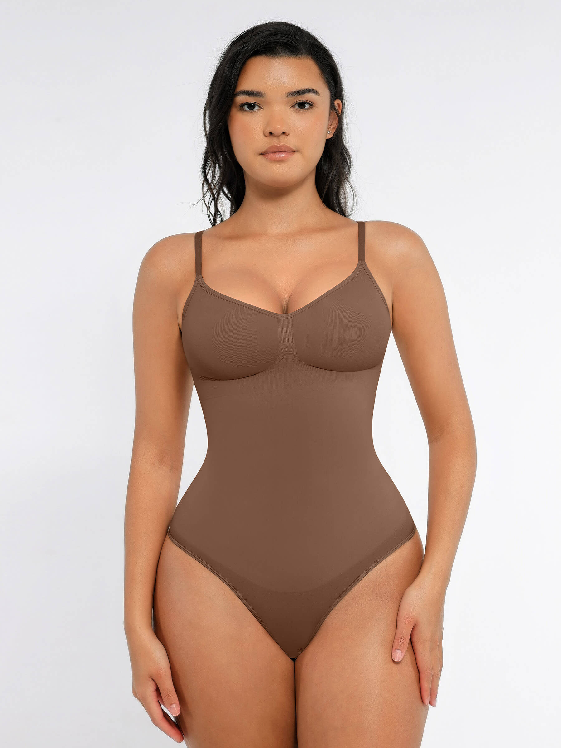 Feelingirl Seamless Tummy Control Shapewear Bodysuit