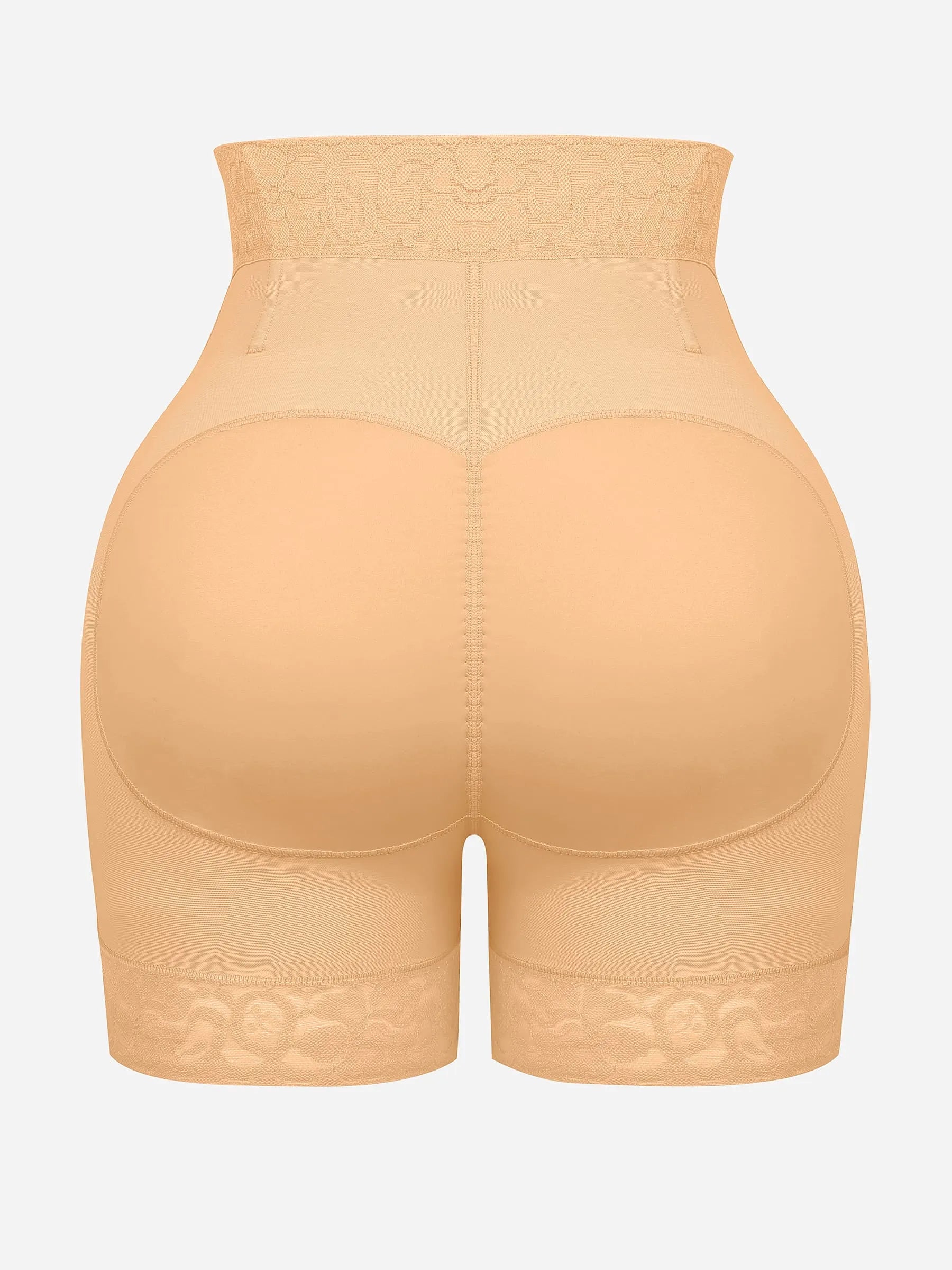 Feelingirl Tummy Control Shaping Shorts Butt Lifter with Clasps and Zipper