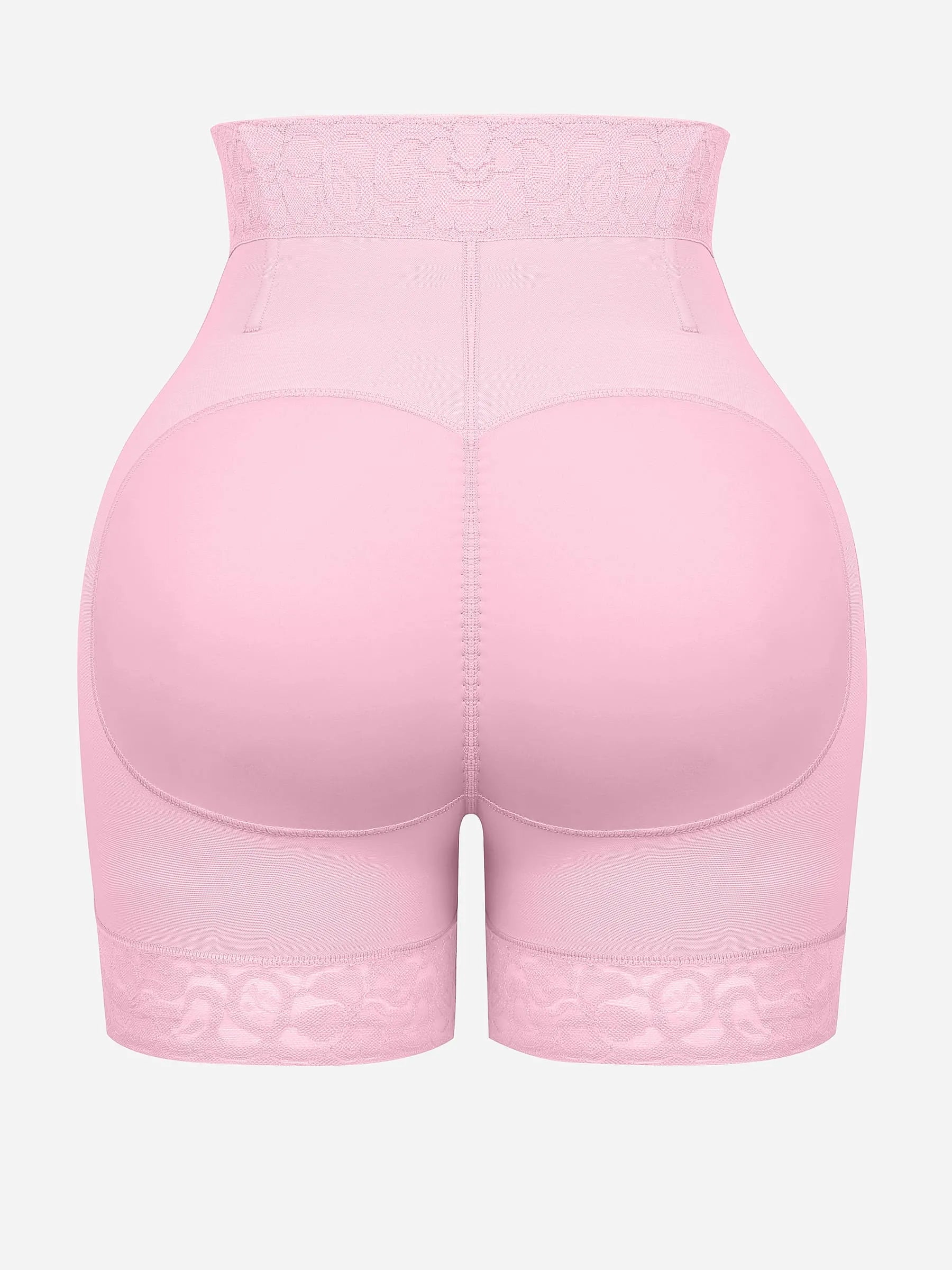 Feelingirl Tummy Control Shaping Shorts Butt Lifter with Clasps and Zipper
